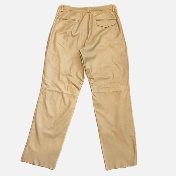 Missani Le Collezioni NWT Leather Pants Size 36 - Picture 3 of 15